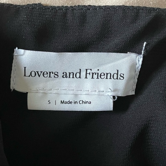 Lovers + Friends Moda Mini Dress Ruched Shoulder Bows Cocktails Party LBD - Picture 7 of 12